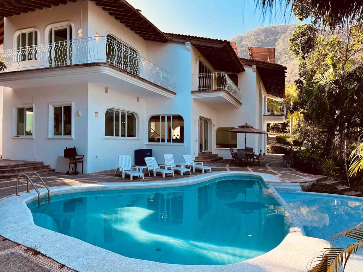 Villa Martha Garza Blanca - Private Heated Pool بويرتو فالارتا المظهر الخارجي الصورة